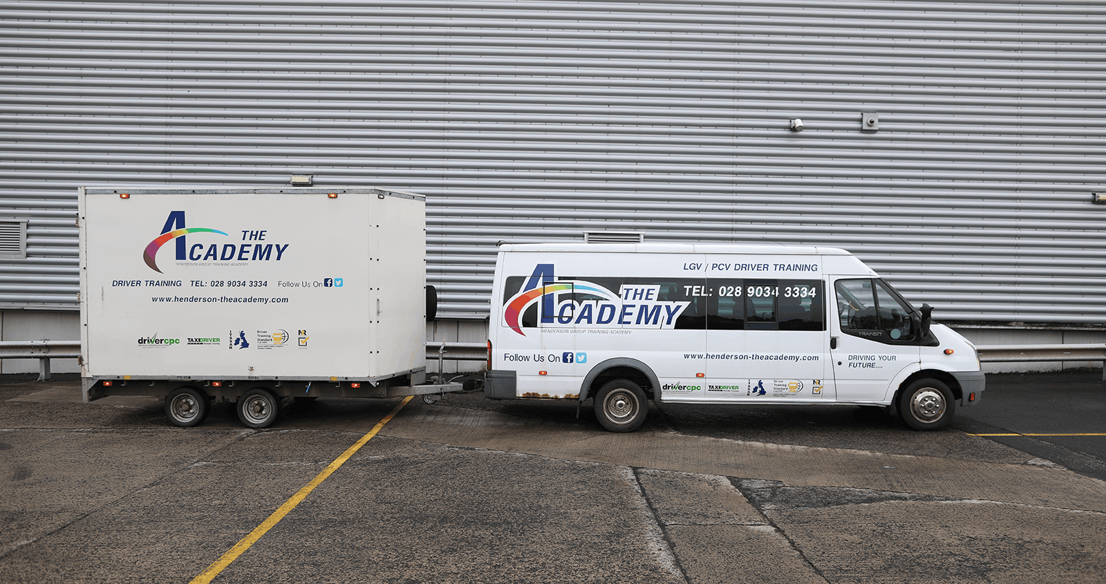 Van & Trailer Training Banner